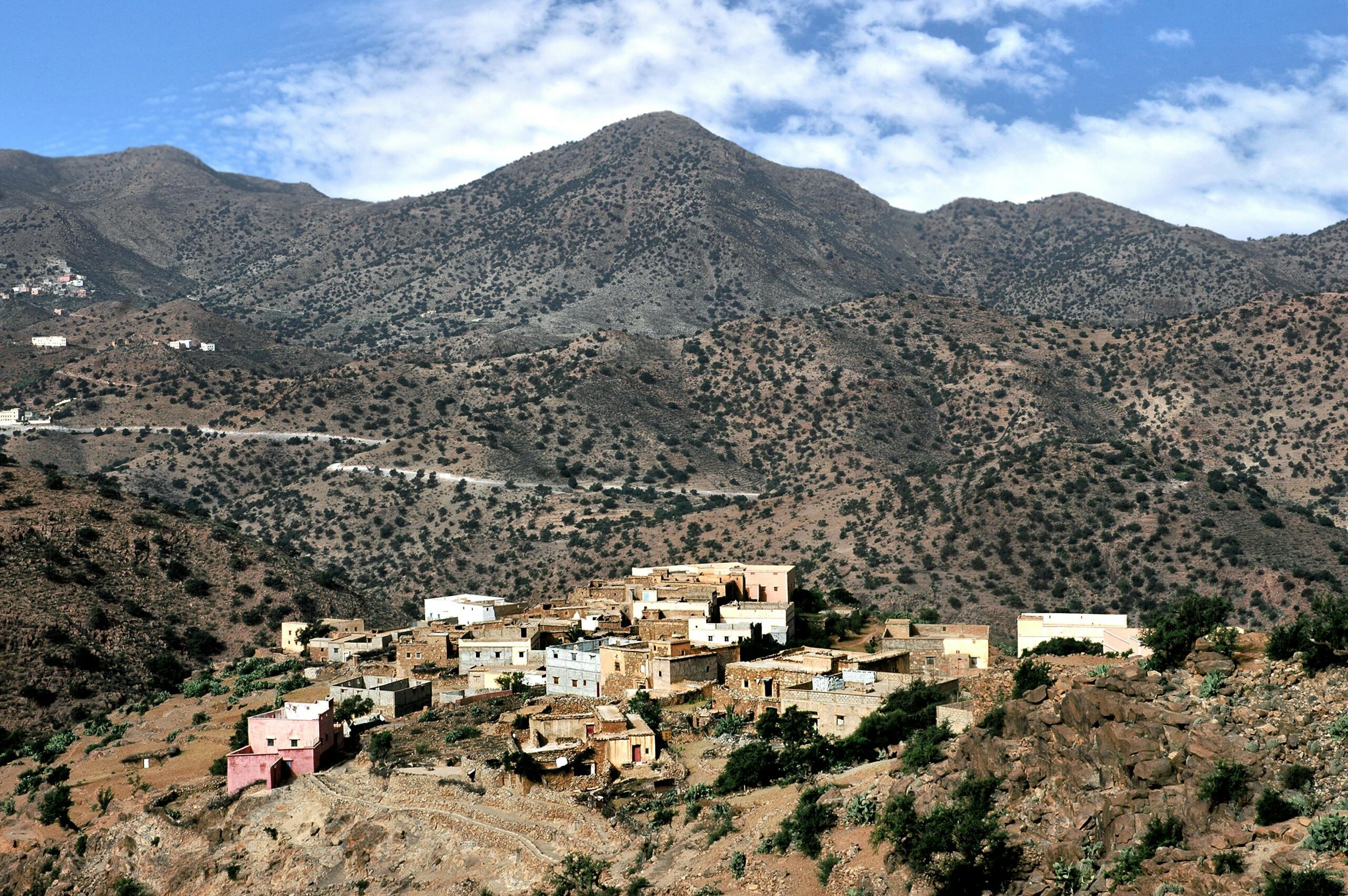 views from high atlas mounthain
